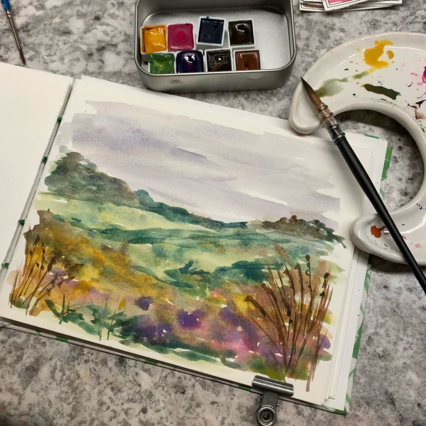 Handmade Watercolor Paints - WILD RYE – MrsHandPainted